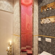 Shower in the interior