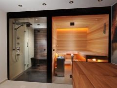 The sauna in an apartment