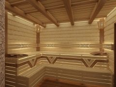All about the ceiling in the sauna